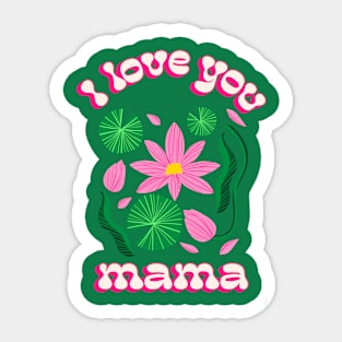 Mom t-shirt Sticker